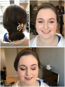 Bride with hair and makeup