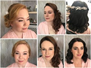 Bridesmaids hair and makeup